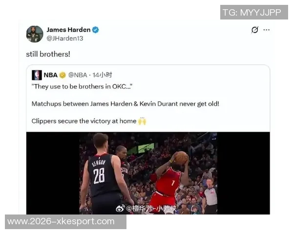 哈登与KD重聚的幻想火媒直言虽不现实却让人难以释怀 哈登与KD重聚的幻想火媒直言虽不现实却让人难以释怀